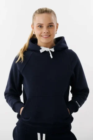 Gruppeklær hood marine